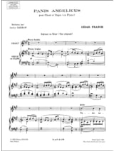 Panis Angelicus. Voix haute - FRANCK - Partition - Mélodies